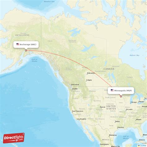 $177+ Flights from Anchorage to Minneapolis 